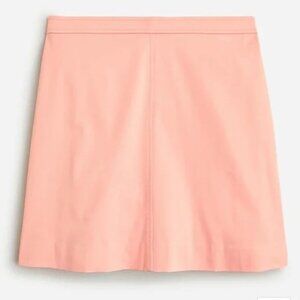 🔥 J. Crew | Peach Natasha Skirt in Stretch Twill Cotton Blend 10 NWT
